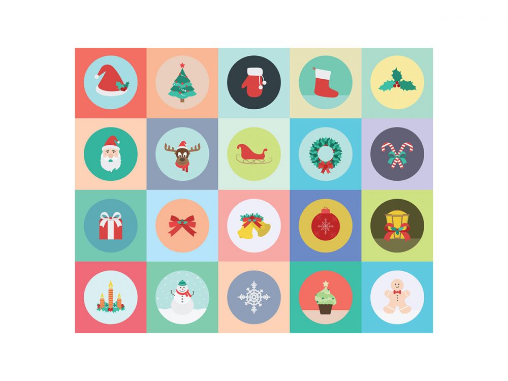 20 Free Christmas Icons Pack
