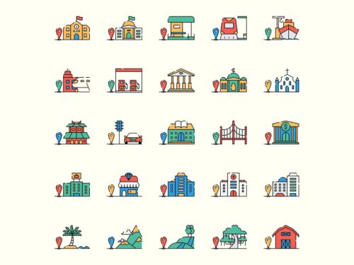 20 Free Location Vector Icons