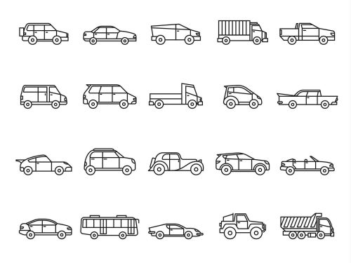 20 Free Vehicles Vector Icons