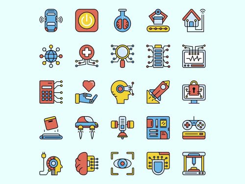 25 Free Artificial Intelligence Icons