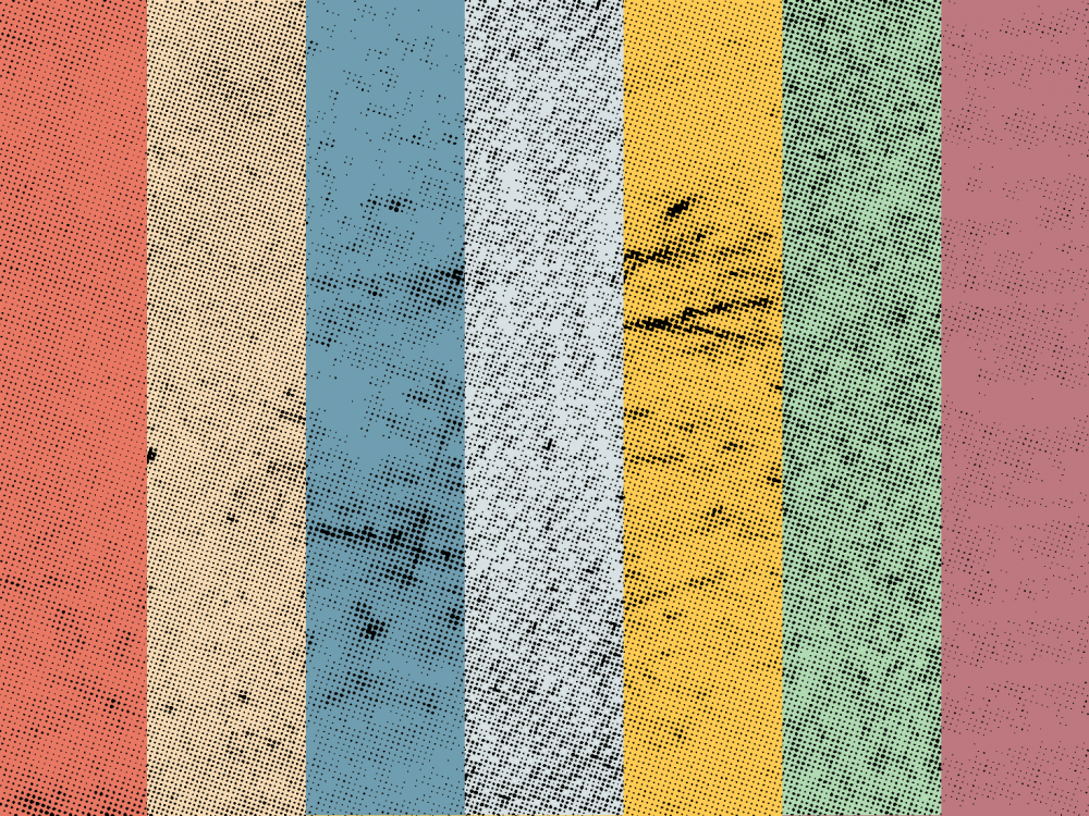 7 Halftone Textures