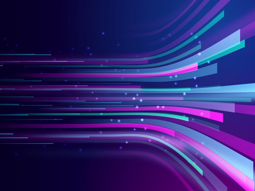 Abstract Neon Lights Background