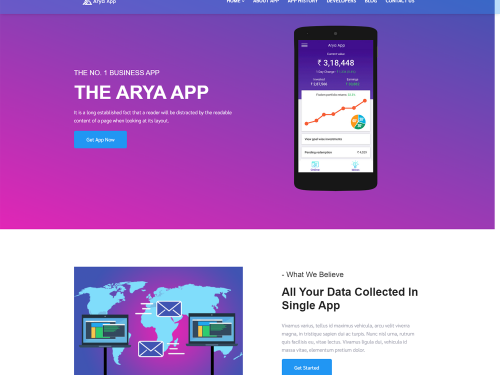 Arya WordPress Theme