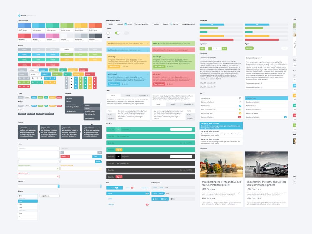 Bootflat UI Kit