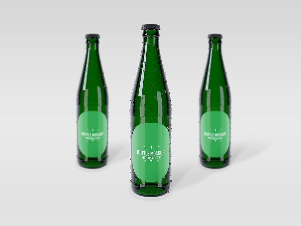 Bottle Free PSD Mockup