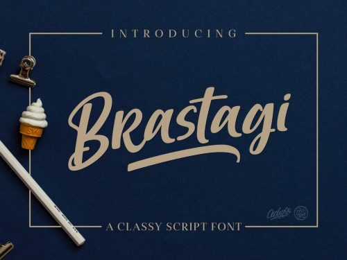 Brastagi Handlettering Font Demo