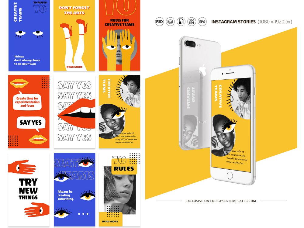 Creative Instagram Stories Templates