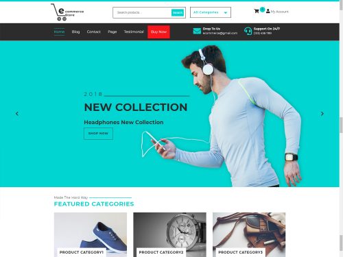 ECommerce Hub WordPress Theme