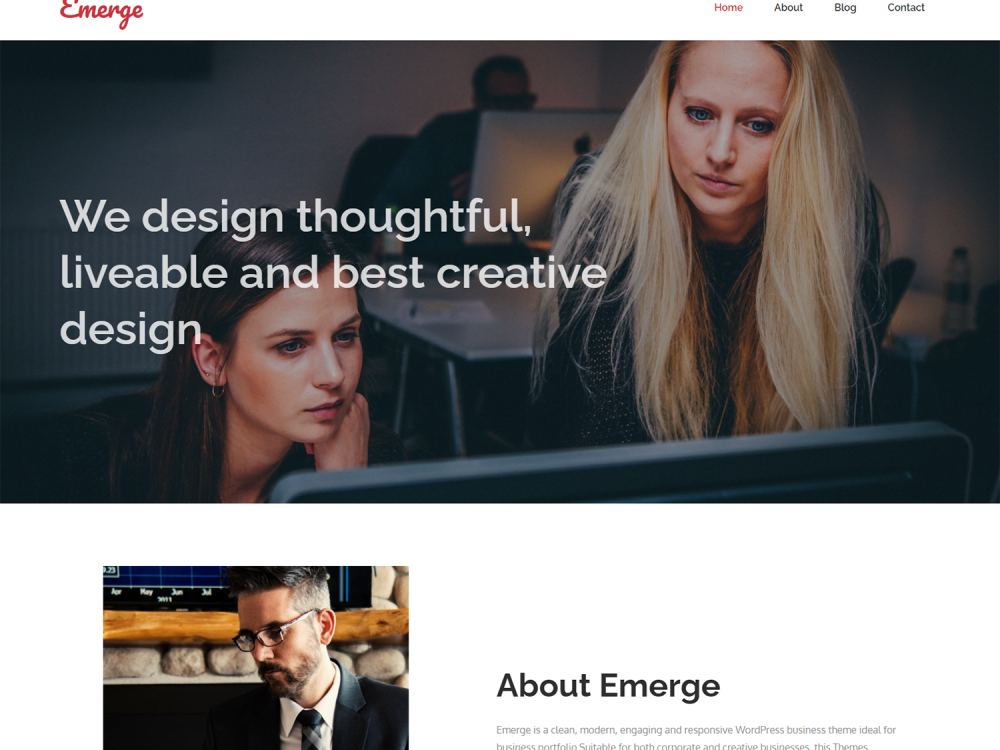 Emerge Wordpress Theme