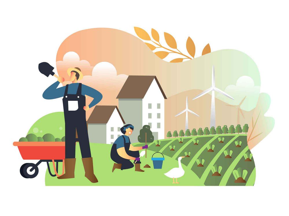 Farming Vector Illustration