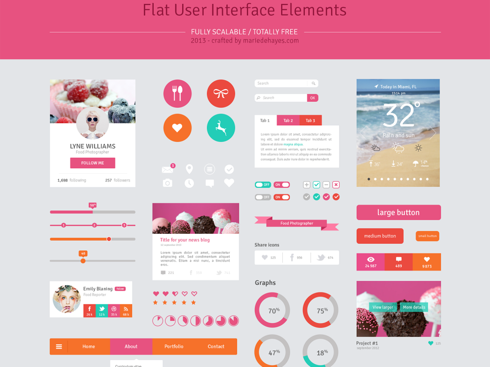 Flat UI Elements