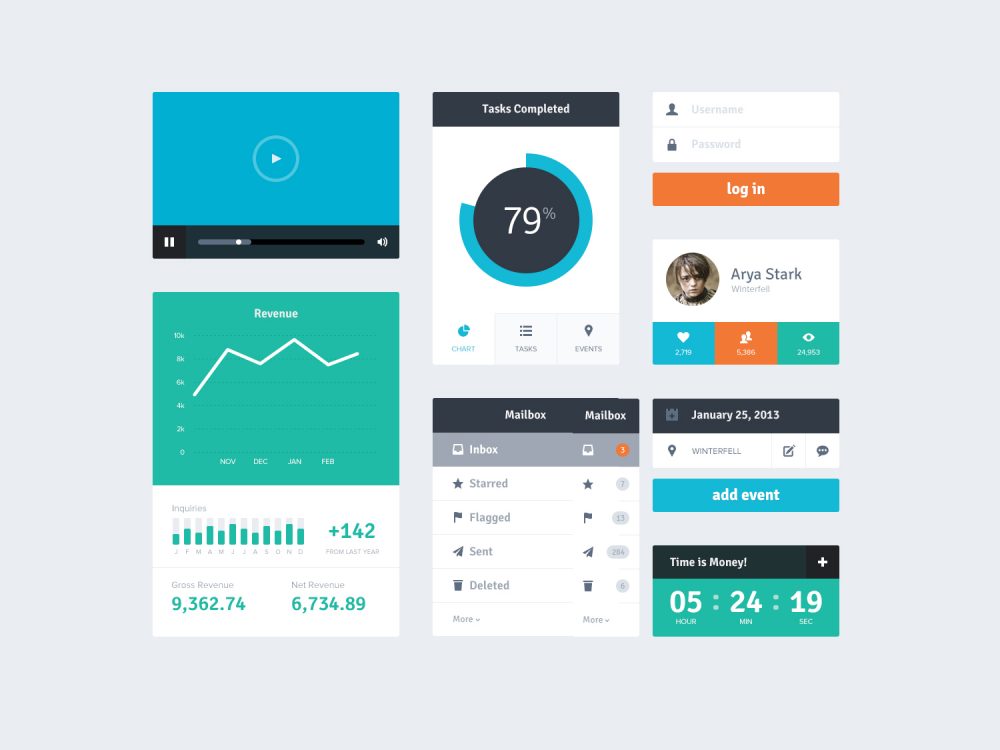 Flat UI Kit