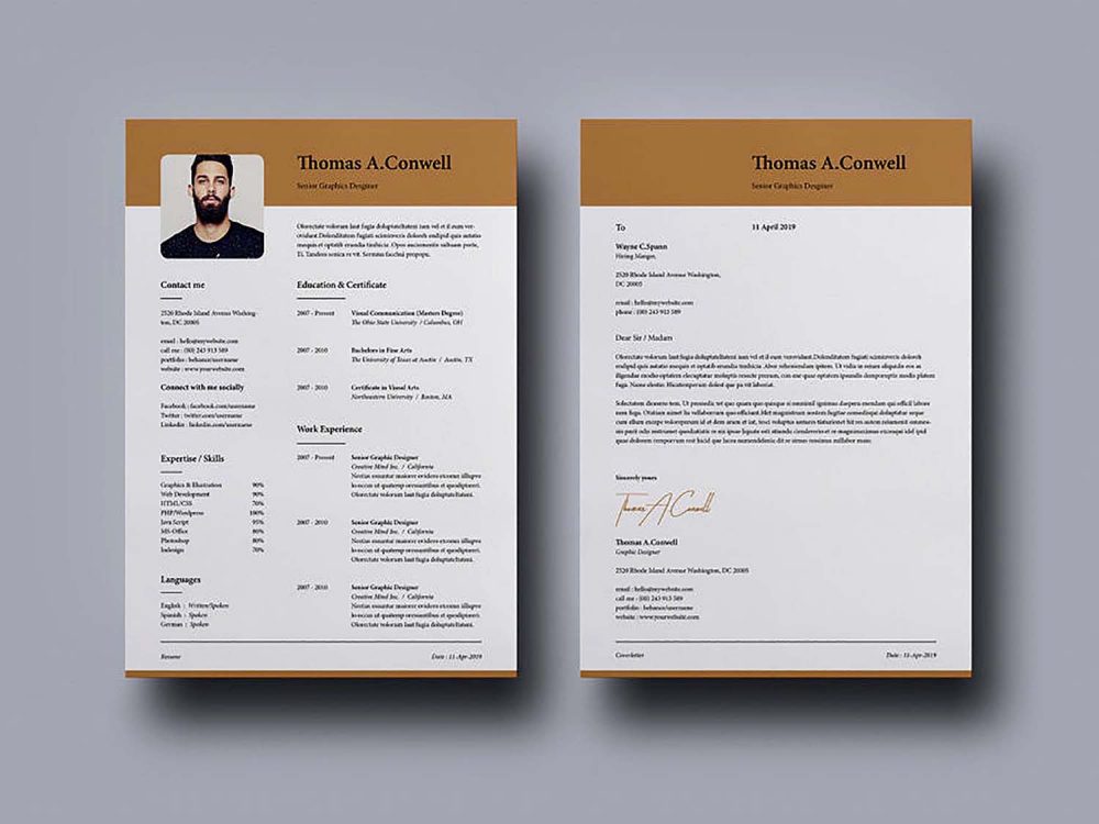Free 2 Column Resume Template