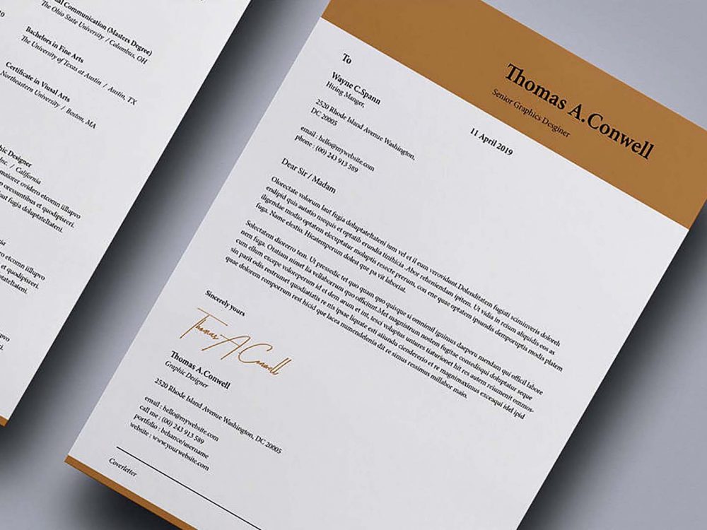 Free 2 Column Resume Template