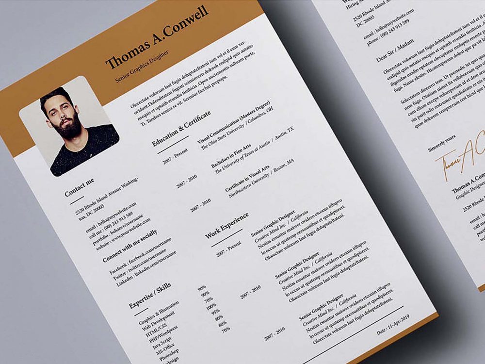 Free 2 Column Resume Template