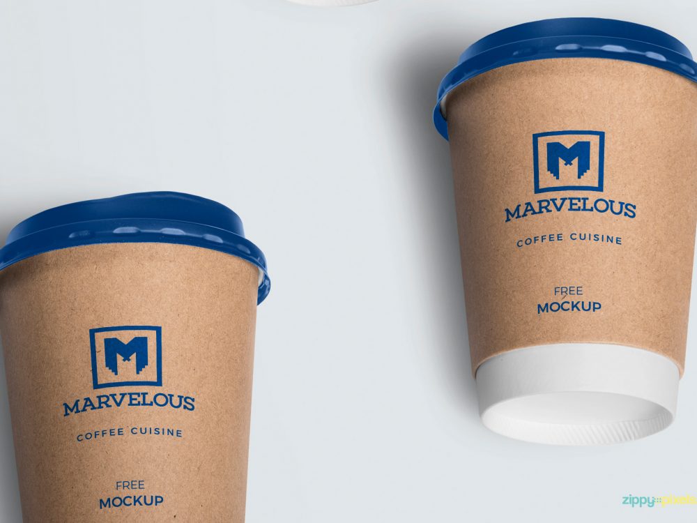 Free Awesome Coffee Cup Mockup