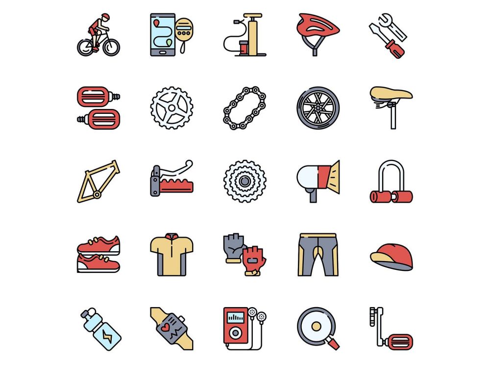 Free Bicycle Vector Icons