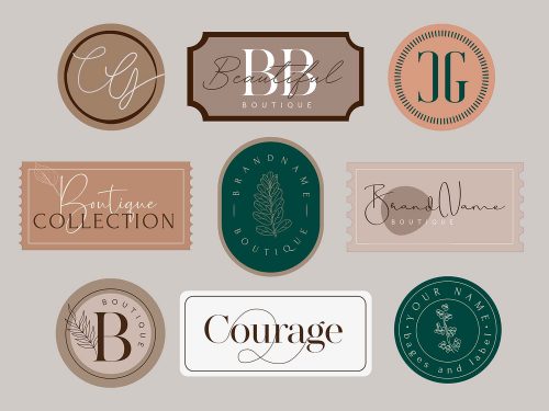 Free Boutique Badge and Label Templates