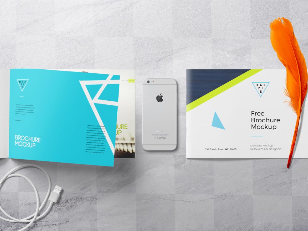 Free Brochure Mockup PSD