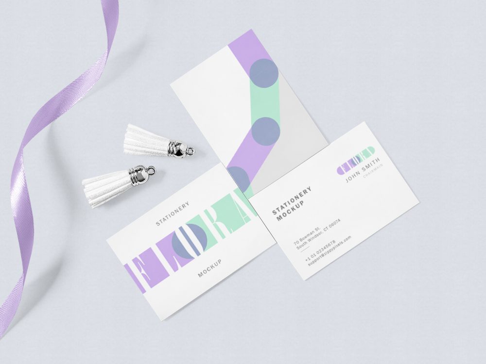 Free Business Card Mockup