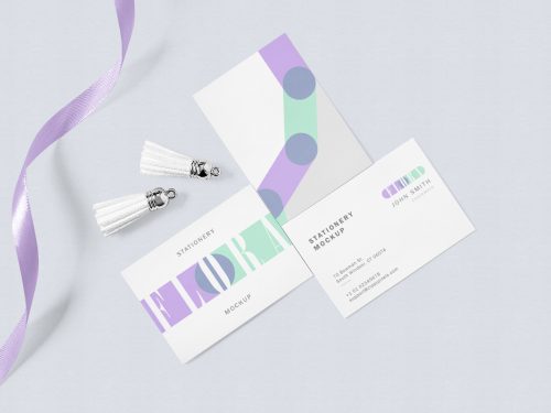 Free Business Card Mockup