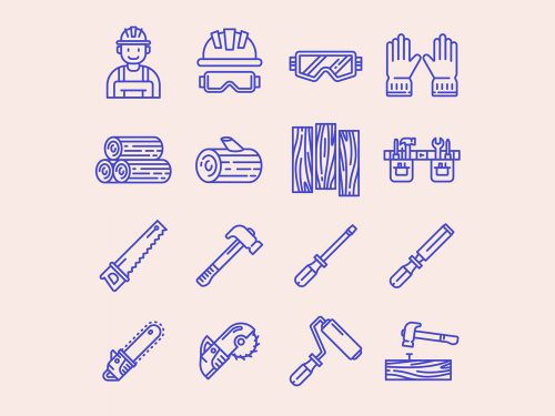 Free Carpenter Vector Icons