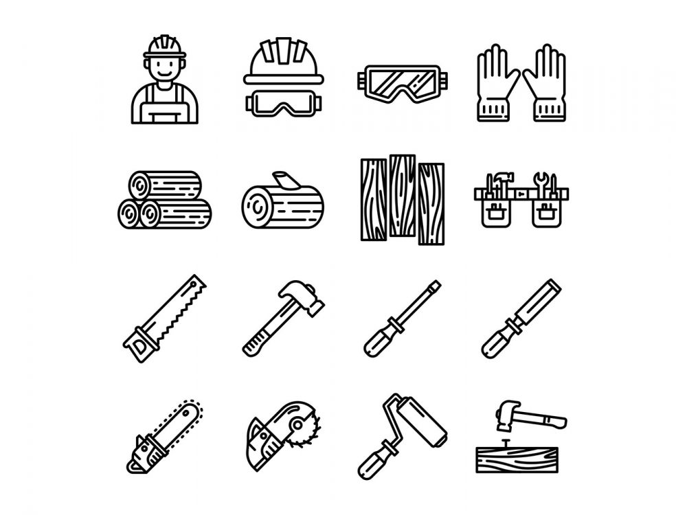 Free Carpenter Vector Icons