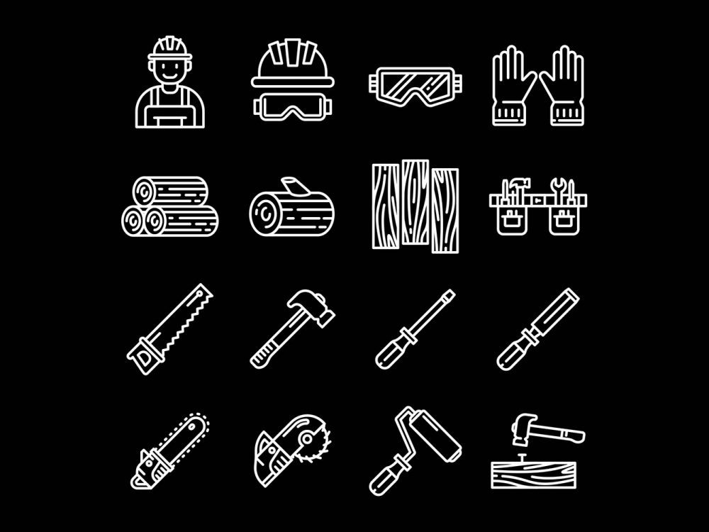 Free Carpenter Vector Icons
