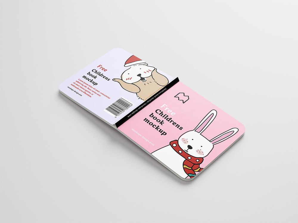 Free Children Book Mockup