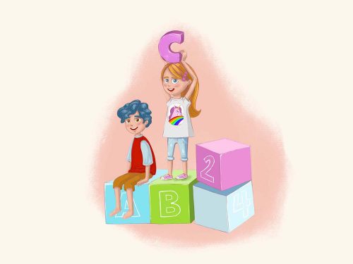 Free Children Education Illustration