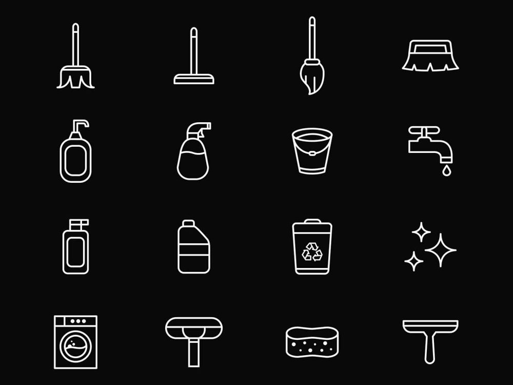 Free Cleaning Vector Icons