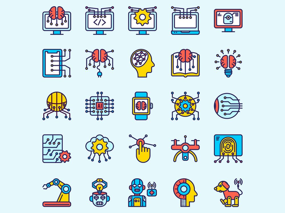 Free Colored Artificial Intelligence Icons