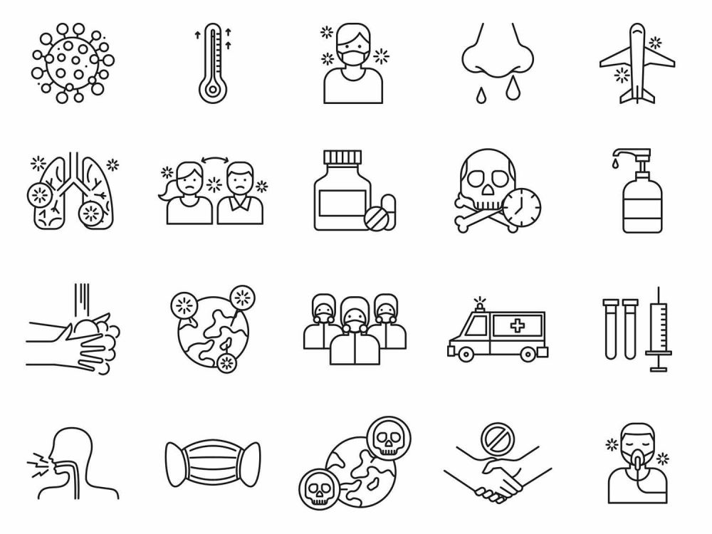 Free Coronavirus Vector Icons