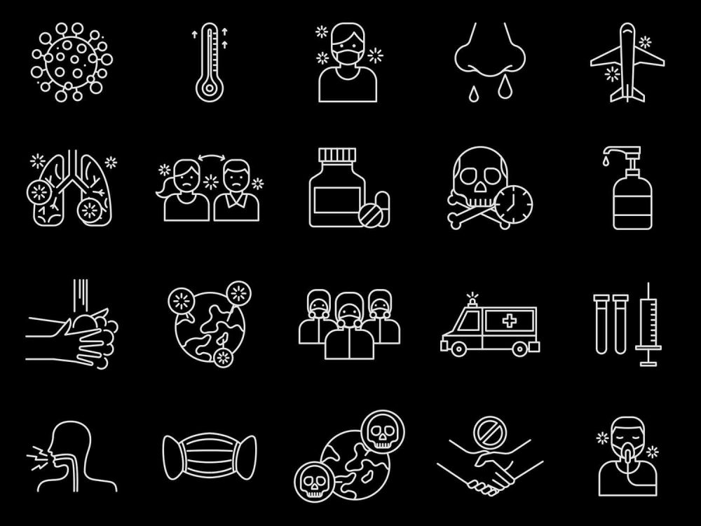 Free Coronavirus Vector Icons
