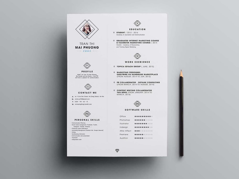Free Creative Resume Template