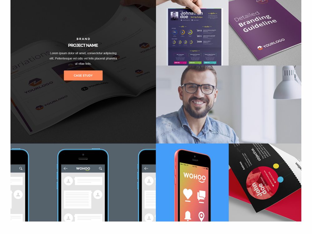 Free Elegant Single Page Website Template