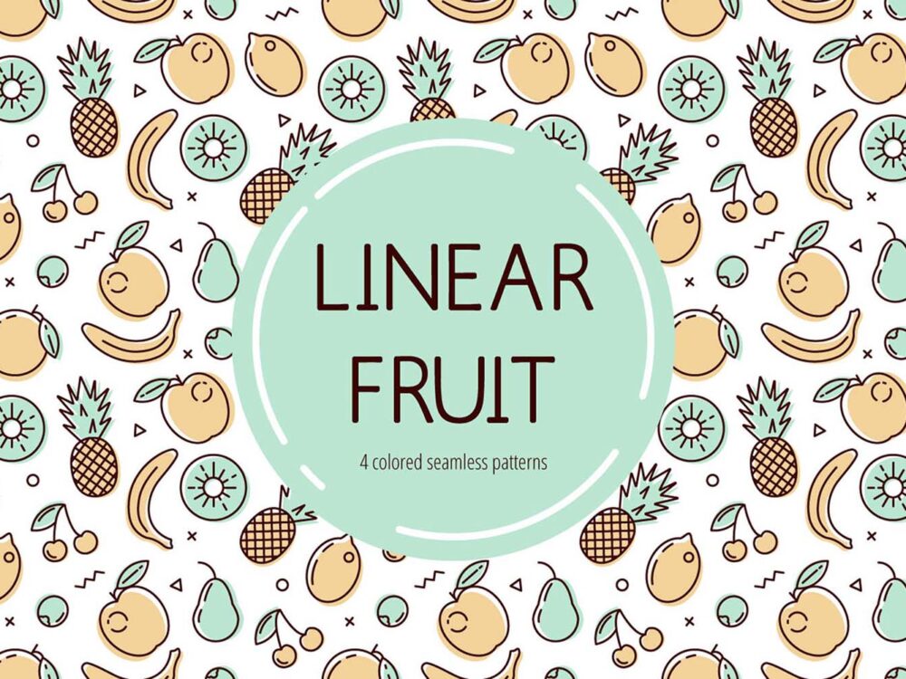 Free Fruit Vector Pattern
