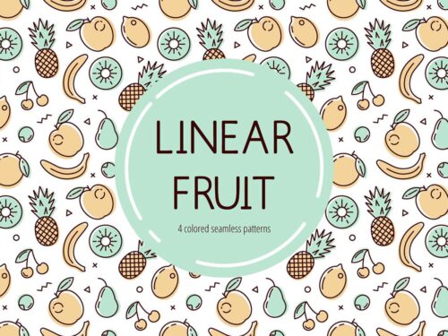 Free Fruit Vector Pattern