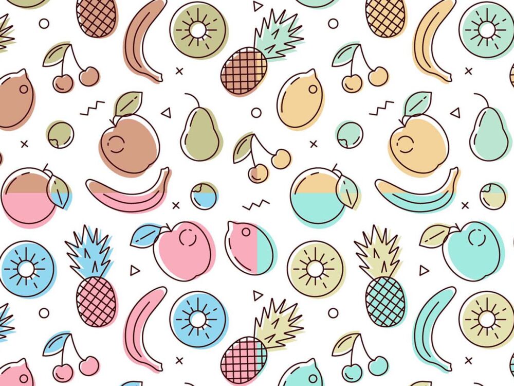 Free Fruit Vector Pattern