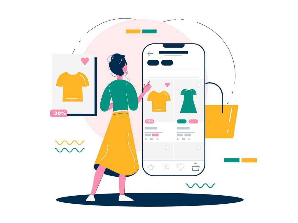 Free Internet Shopping Illustration