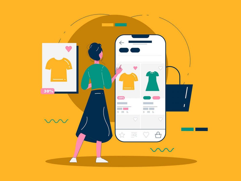 Free Internet Shopping Illustration