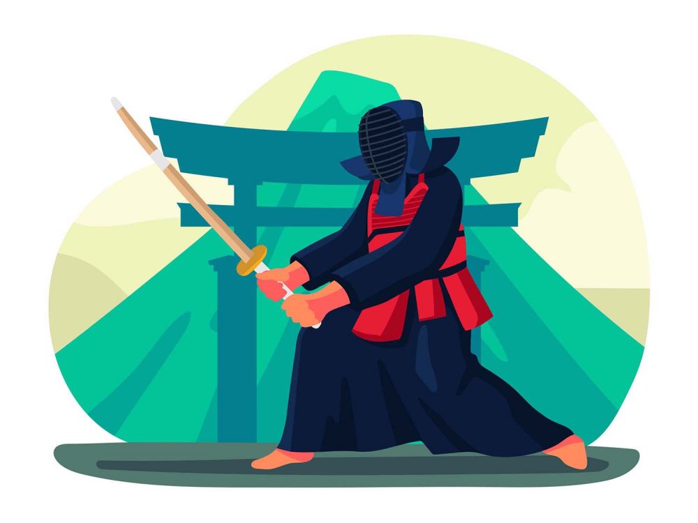 Free Kendo Vector Illustration