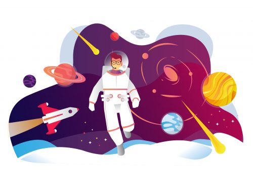 Free Konsep Astronaut Illustration