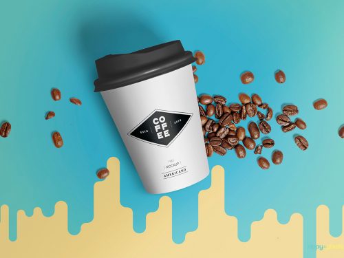 Free Paper Cup Mockup