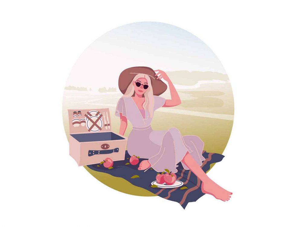 Free Picnic Vector Illustration
