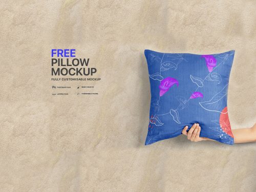 Free Pillow Mockup