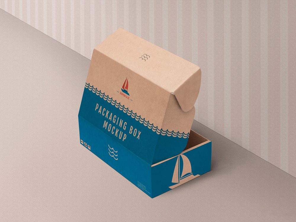 Free Product Box Mockup