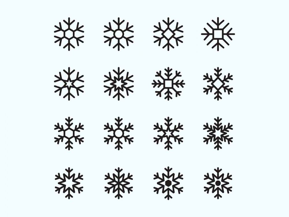 Free Snowflake Vector Icons