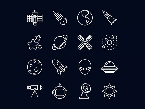 Free Space Vector Icons