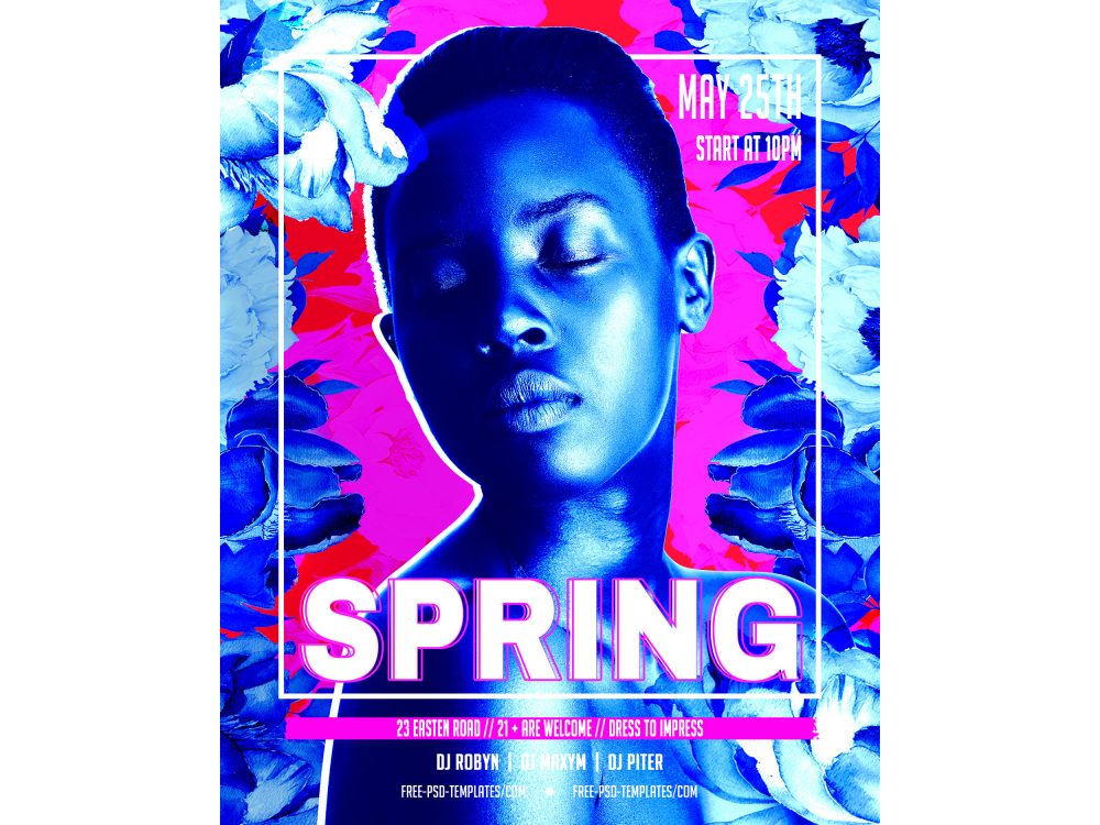 Free Spring Party Flyer